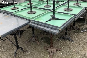 tables pied fonte